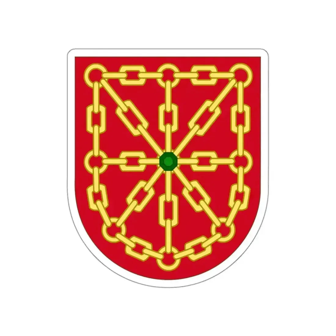 Arms of Navarre STICKER Vinyl Die-Cut Decal 3 Inch - The Sticker Space
