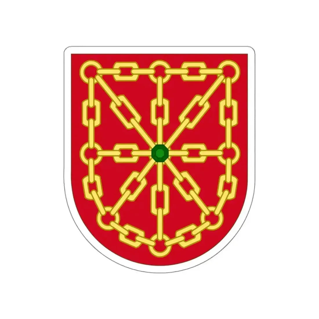 Arms of Navarre STICKER Vinyl Die-Cut Decal 6 Inch - The Sticker Space