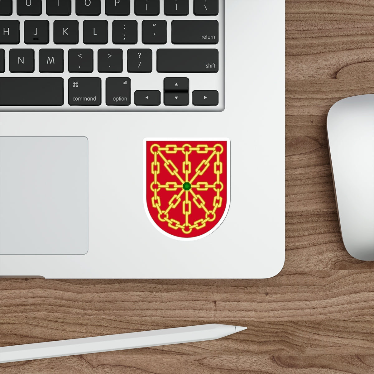 Arms of Navarre STICKER Vinyl Die-Cut Decal-The Sticker Space