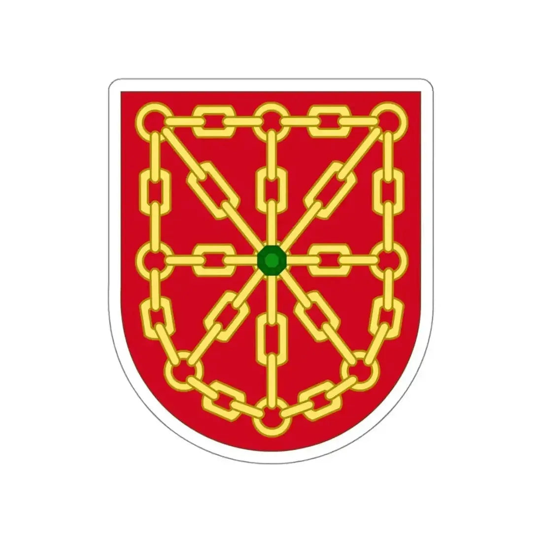 Arms of Navarre STICKER Vinyl Die-Cut Decal - The Sticker Space