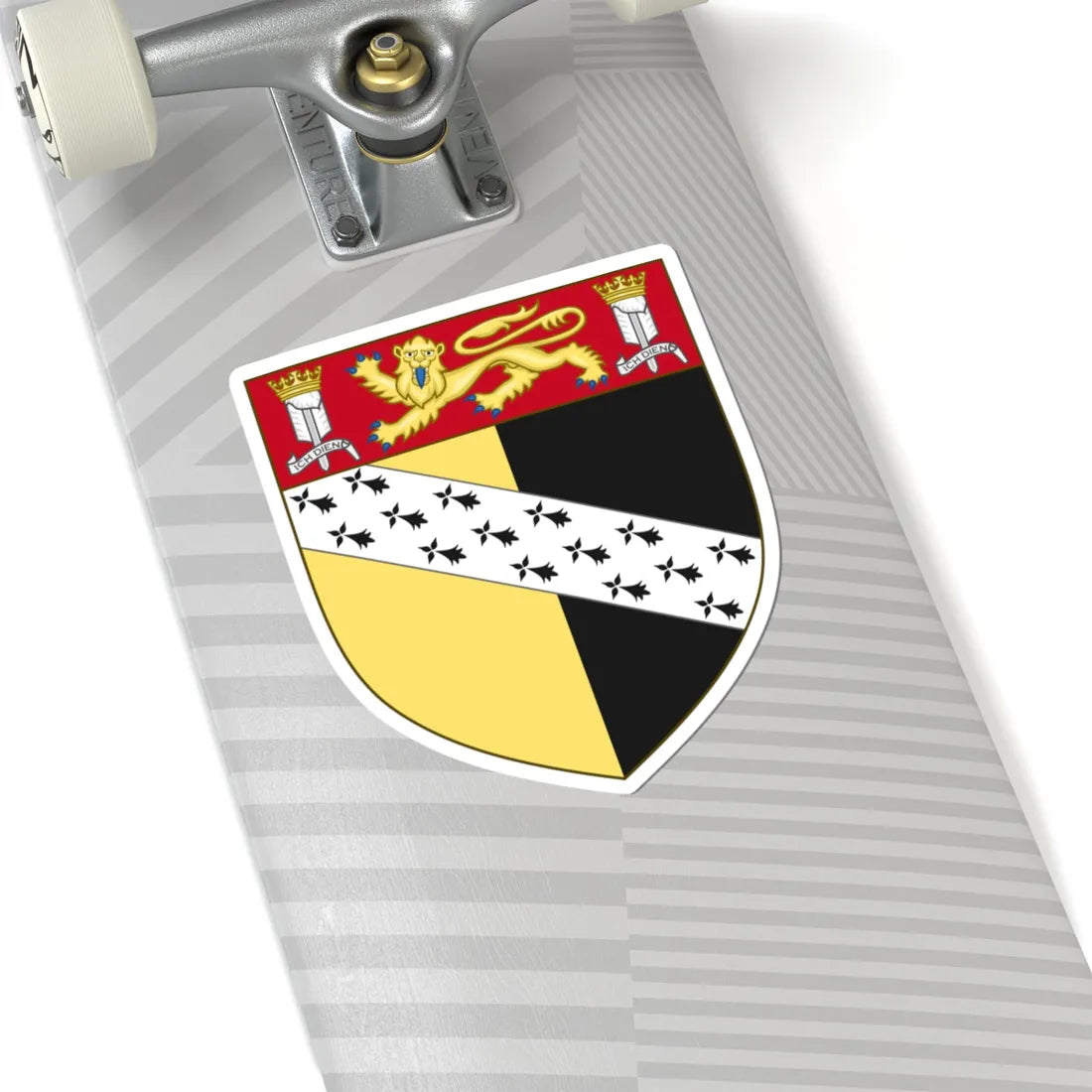 Arms of Norfolk County Council 1904 (England) (Coat of Arms) STICKER Vinyl Kiss-Cut Decal - The Sticker Space