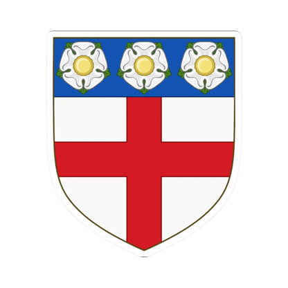 Arms of North Riding County Council (England) (Coat of Arms) STICKER Vinyl Kiss-Cut Decal 2 Inch White - The Sticker Space