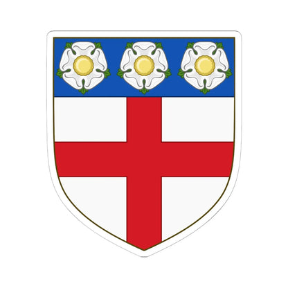 Arms of North Riding County Council (England) (Coat of Arms) STICKER Vinyl Kiss-Cut Decal 6 Inch White - The Sticker Space