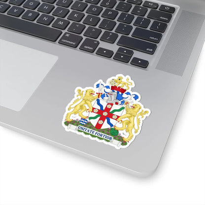 Arms of North Yorkshire County Council (England) (Coat of Arms) STICKER Vinyl Kiss-Cut Decal - The Sticker Space