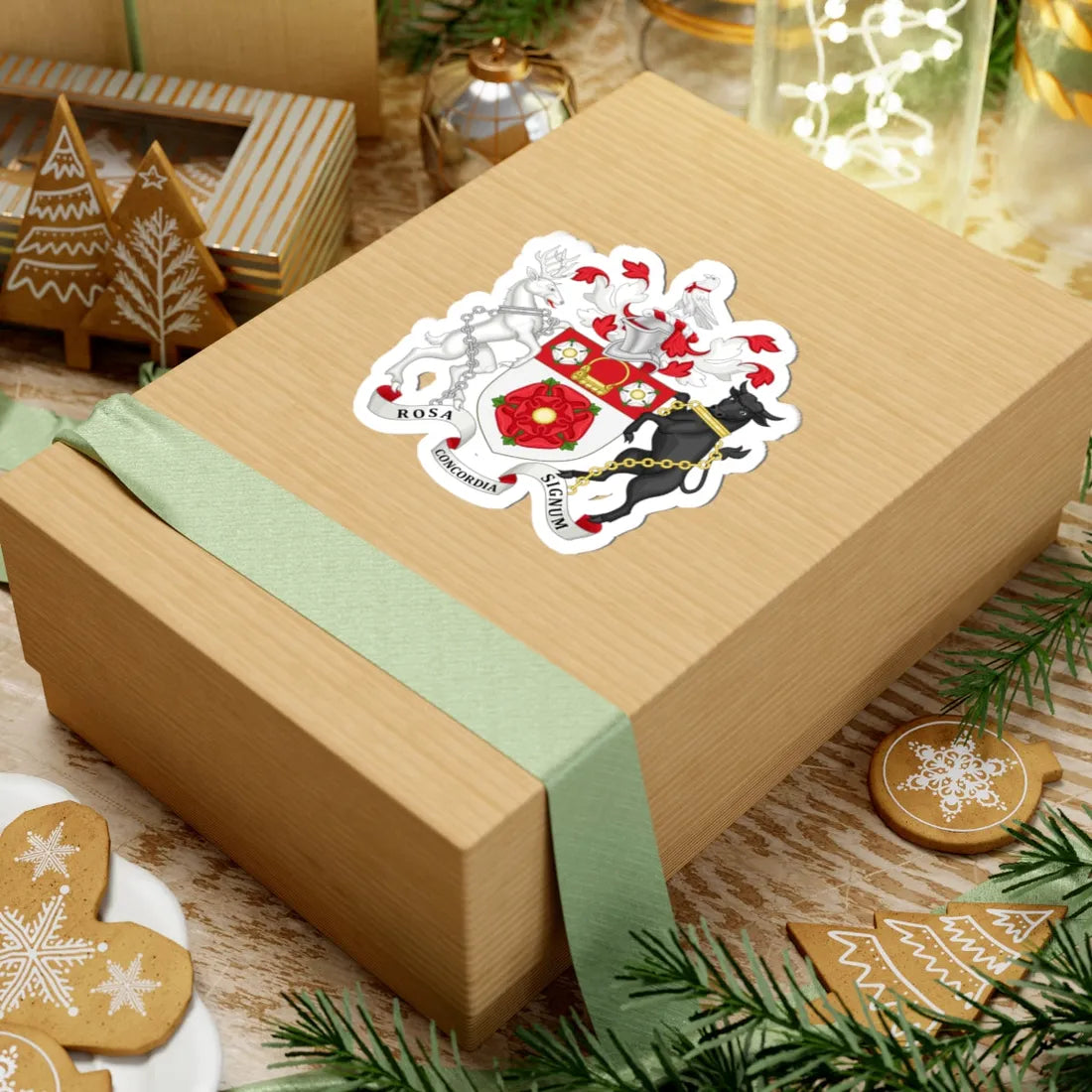 Arms of Northamptonshire County Council (England) (Coat of Arms) STICKER Vinyl Kiss-Cut Decal - The Sticker Space