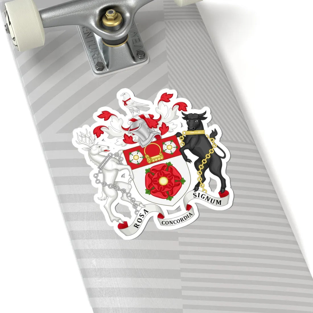 Arms of Northamptonshire County Council (England) (Coat of Arms) STICKER Vinyl Kiss-Cut Decal - The Sticker Space