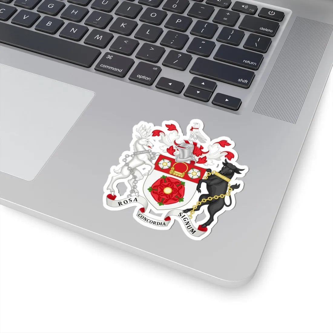 Arms of Northamptonshire County Council (England) (Coat of Arms) STICKER Vinyl Kiss-Cut Decal - The Sticker Space