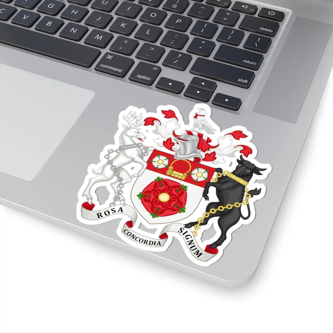 Arms of Northamptonshire County Council (England) (Coat of Arms) STICKER Vinyl Kiss-Cut Decal - The Sticker Space