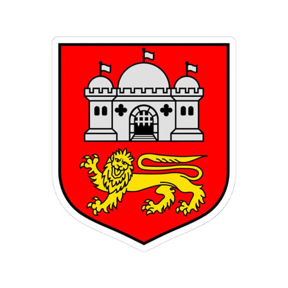 Arms of Norwich (England) (Coat of Arms) STICKER Vinyl Kiss-Cut Decal 4 Inch White - The Sticker Space