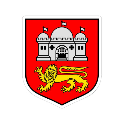 Arms of Norwich (England) (Coat of Arms) STICKER Vinyl Kiss-Cut Decal 6 Inch White - The Sticker Space