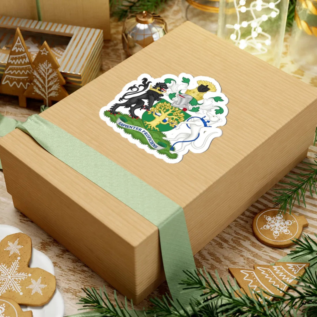 Arms of Nottinghamshire County Council (England) (Coat of Arms) STICKER Vinyl Kiss-Cut Decal - The Sticker Space