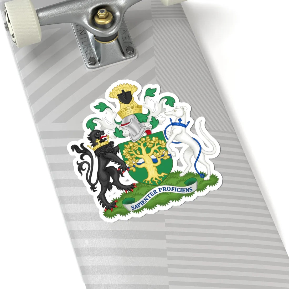 Arms of Nottinghamshire County Council (England) (Coat of Arms) STICKER Vinyl Kiss-Cut Decal - The Sticker Space