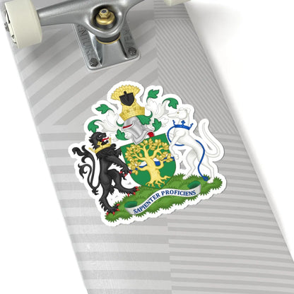 Arms of Nottinghamshire County Council (England) (Coat of Arms) STICKER Vinyl Kiss-Cut Decal - The Sticker Space