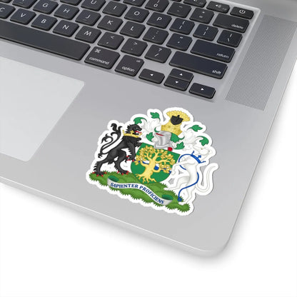 Arms of Nottinghamshire County Council (England) (Coat of Arms) STICKER Vinyl Kiss-Cut Decal - The Sticker Space