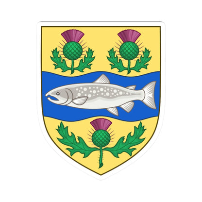 Arms of Nova Scotia 1867-1929 (Canada) (Coat of Arms) STICKER Vinyl Kiss-Cut Decal 2 Inch White - The Sticker Space