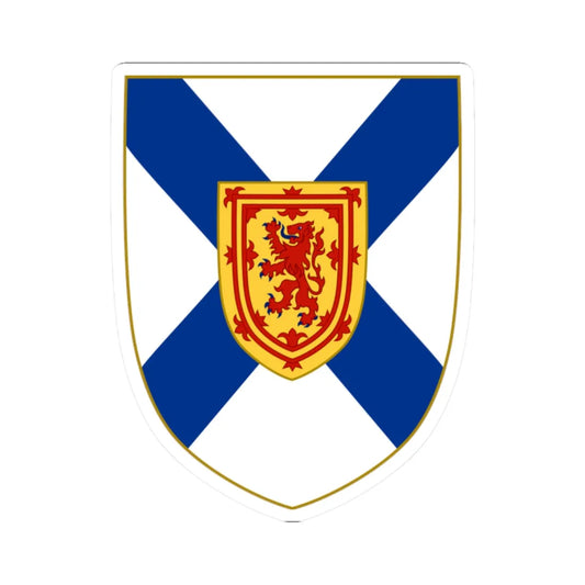 Arms of Nova Scotia (Canada) (Coat of Arms) STICKER Vinyl Kiss-Cut Decal 2 Inch White - The Sticker Space
