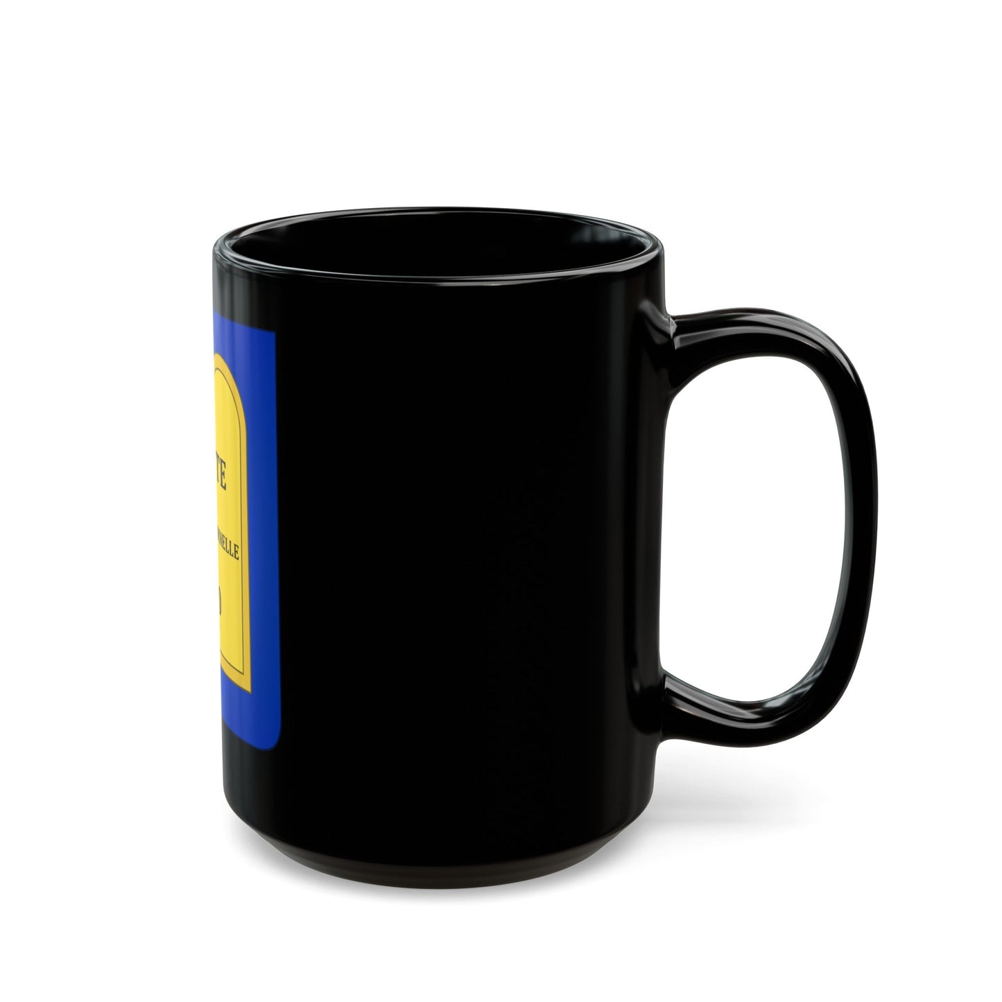 Arms of of the July Monarchy (1831-48) - Black Coffee Mug-The Sticker Space