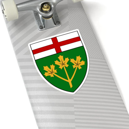 Arms of Ontario (Canada) (Coat of Arms) STICKER Vinyl Kiss-Cut Decal - The Sticker Space