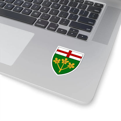 Arms of Ontario (Canada) (Coat of Arms) STICKER Vinyl Kiss-Cut Decal - The Sticker Space