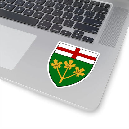 Arms of Ontario (Canada) (Coat of Arms) STICKER Vinyl Kiss-Cut Decal - The Sticker Space
