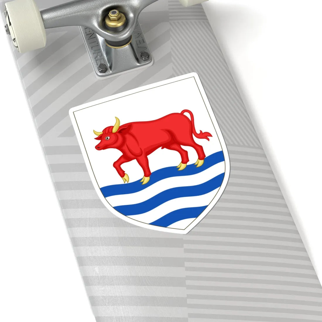 Arms of Oxford (England) (Coat of Arms) STICKER Vinyl Kiss-Cut Decal - The Sticker Space