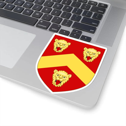 Arms of Parker Earl of Macclesfield (England) (Coat of Arms) STICKER Vinyl Kiss-Cut Decal - The Sticker Space