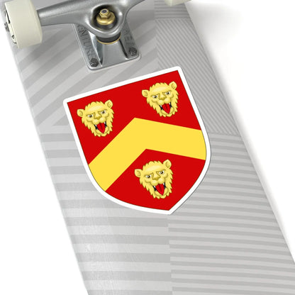 Arms of Parker Earl of Macclesfield (England) (Coat of Arms) STICKER Vinyl Kiss-Cut Decal - The Sticker Space