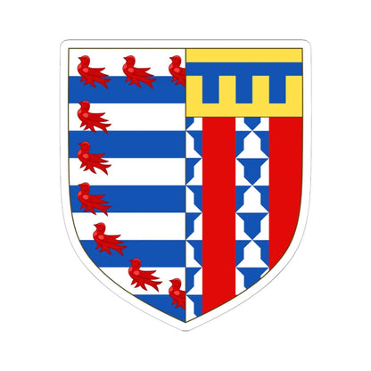Arms of Pembroke College Cambridge (England) (Coat of Arms) STICKER Vinyl Kiss-Cut Decal 6 Inch White - The Sticker Space