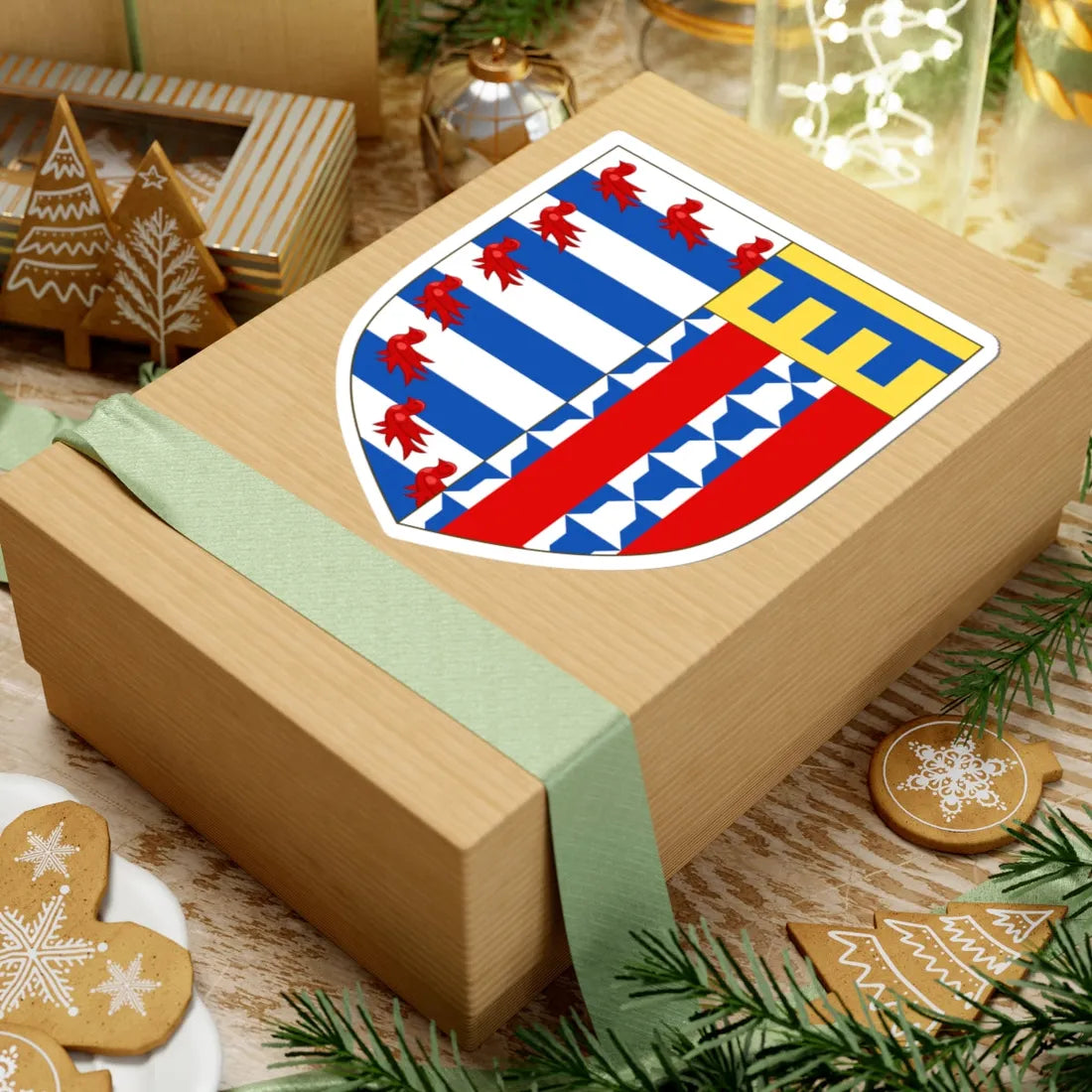 Arms of Pembroke College Cambridge (England) (Coat of Arms) STICKER Vinyl Kiss-Cut Decal - The Sticker Space