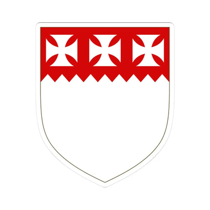 Arms of Perceval (Ireland) (Coat of Arms) STICKER Vinyl Kiss-Cut Decal 3 Inch White - The Sticker Space