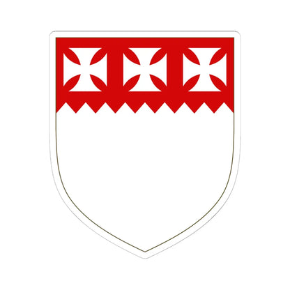 Arms of Perceval (Ireland) (Coat of Arms) STICKER Vinyl Kiss-Cut Decal 6 Inch White - The Sticker Space