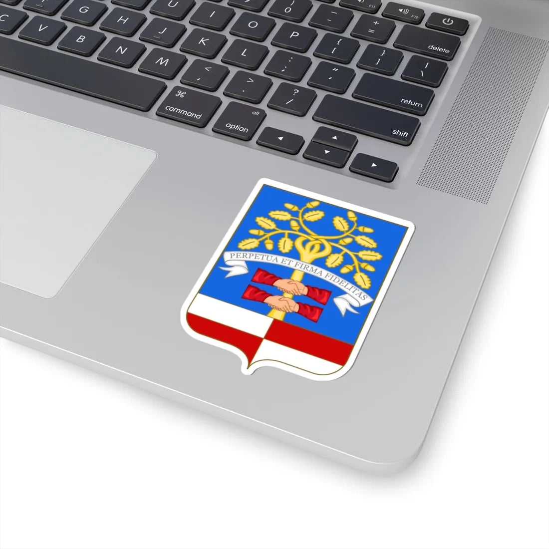 Arms of Pesaro (Italy) (Coat of Arms) STICKER Vinyl Kiss-Cut Decal - The Sticker Space