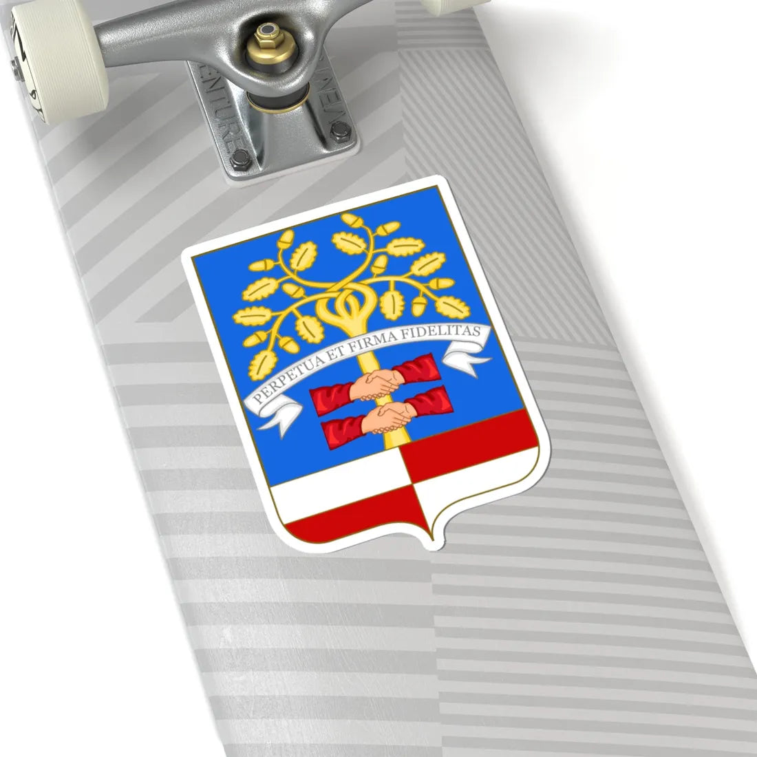Arms of Pesaro (Italy) (Coat of Arms) STICKER Vinyl Kiss-Cut Decal - The Sticker Space
