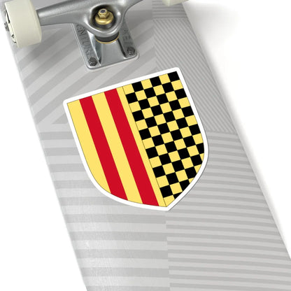 Arms of Peter II Count of Urgell (Spain) (Coat of Arms) STICKER Vinyl Kiss-Cut Decal - The Sticker Space