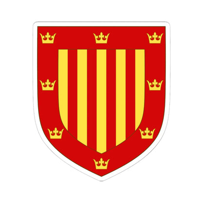 Arms of Peterhouse Cambridge (England) (Coat of Arms) STICKER Vinyl Kiss-Cut Decal 6 Inch White - The Sticker Space
