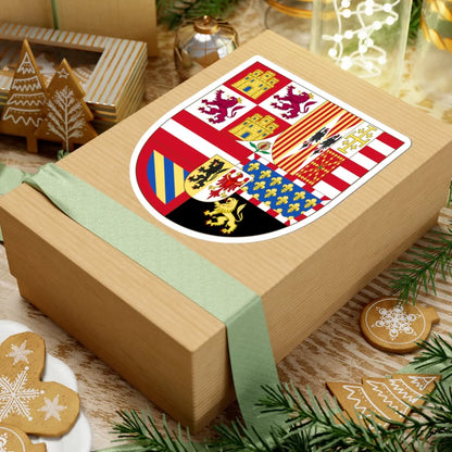 Arms of Philip II of Spain 1558-1580 (Spain) (Coat of Arms) STICKER Vinyl Kiss-Cut Decal - The Sticker Space