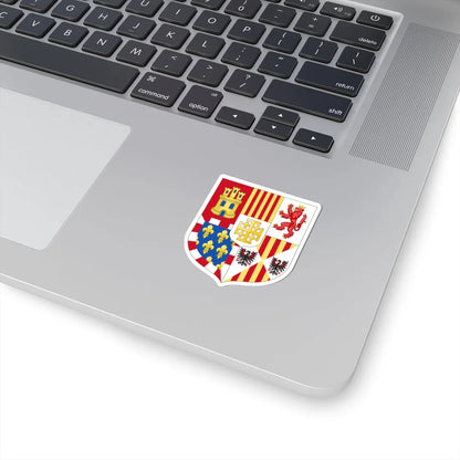 Arms of Philip V of Spain as Monarch of Naples (Spain) (Coat of Arms) STICKER Vinyl Kiss-Cut Decal - The Sticker Space