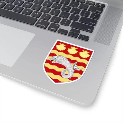 Arms of Poole as depicted on a postcard in 1910 (England) (Coat of Arms) STICKER Vinyl Kiss-Cut Decal - The Sticker Space