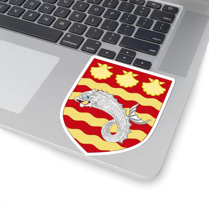 Arms of Poole as depicted on a postcard in 1910 (England) (Coat of Arms) STICKER Vinyl Kiss-Cut Decal - The Sticker Space