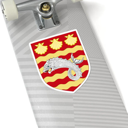 Arms of Poole as depicted on a postcard in 1910 (England) (Coat of Arms) STICKER Vinyl Kiss-Cut Decal - The Sticker Space