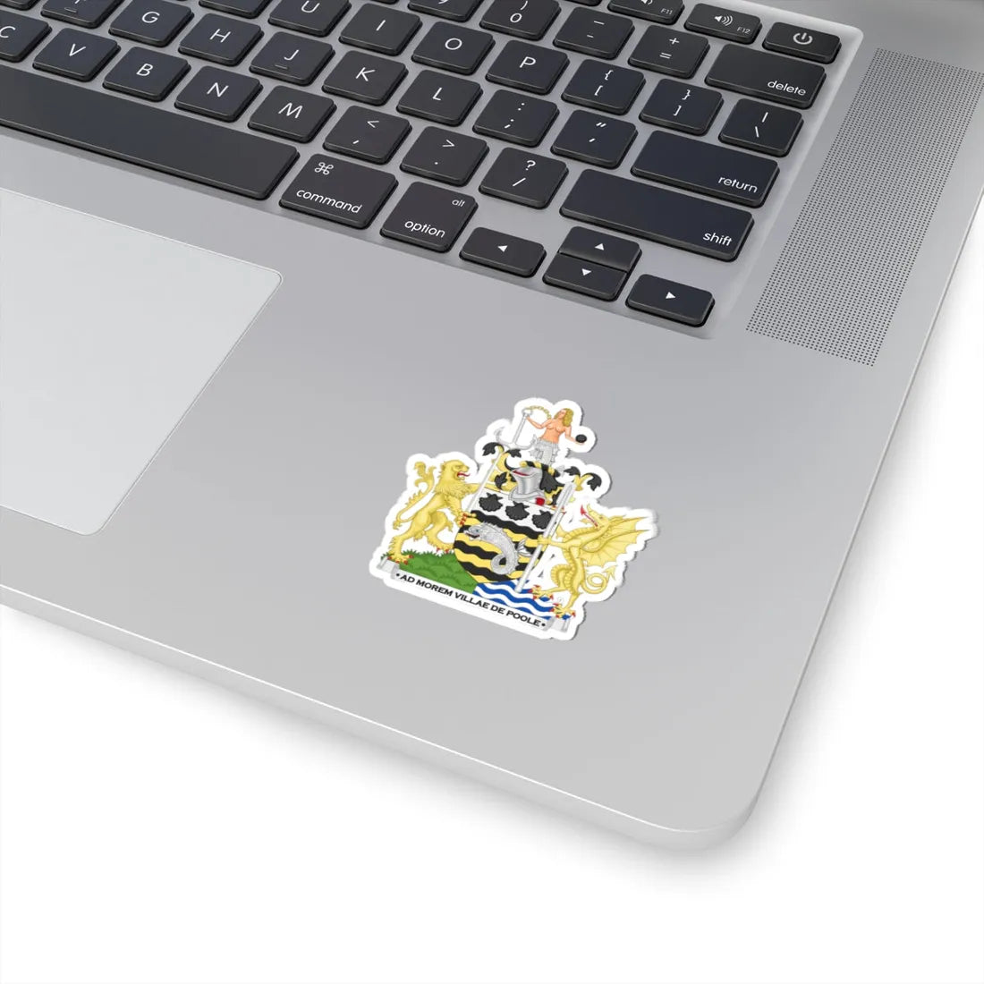 Arms of Poole (England) (Coat of Arms) STICKER Vinyl Kiss-Cut Decal - The Sticker Space
