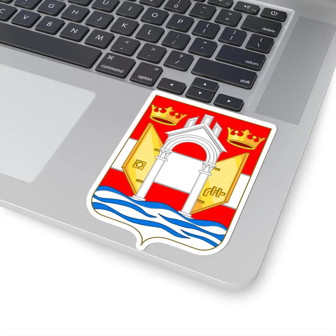 Arms of Pordenone (Italy) (Coat of Arms) STICKER Vinyl Kiss-Cut Decal - The Sticker Space