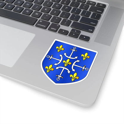 Arms of Port Louis Mauritius (Mauritius) (Coat of Arms) STICKER Vinyl Kiss-Cut Decal - The Sticker Space