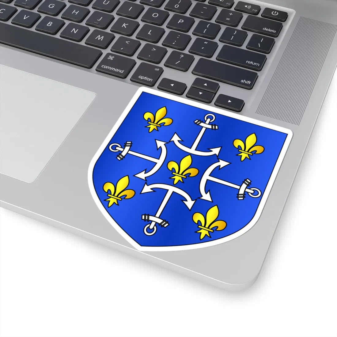 Arms of Port Louis Mauritius (Mauritius) (Coat of Arms) STICKER Vinyl Kiss-Cut Decal - The Sticker Space