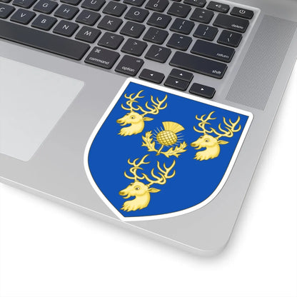 Arms of Porteous (Scotland) (Coat of Arms) STICKER Vinyl Kiss-Cut Decal - The Sticker Space