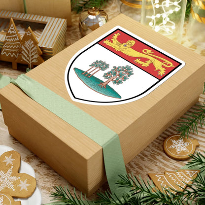 Arms of Prince Edward Island (Canada) (Coat of Arms) STICKER Vinyl Kiss-Cut Decal - The Sticker Space