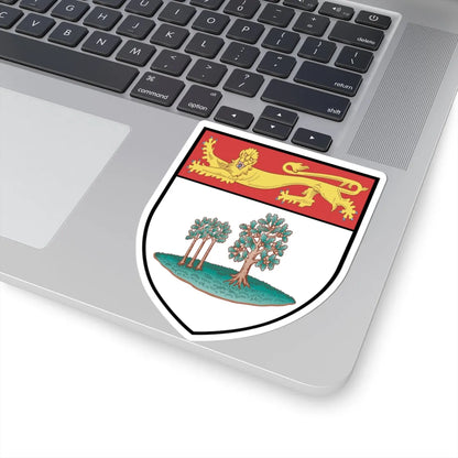 Arms of Prince Edward Island (Canada) (Coat of Arms) STICKER Vinyl Kiss-Cut Decal - The Sticker Space