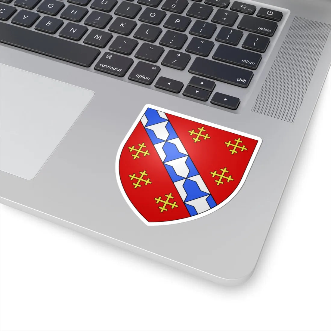 Arms of Raleigh (England) (Coat of Arms) STICKER Vinyl Kiss-Cut Decal - The Sticker Space