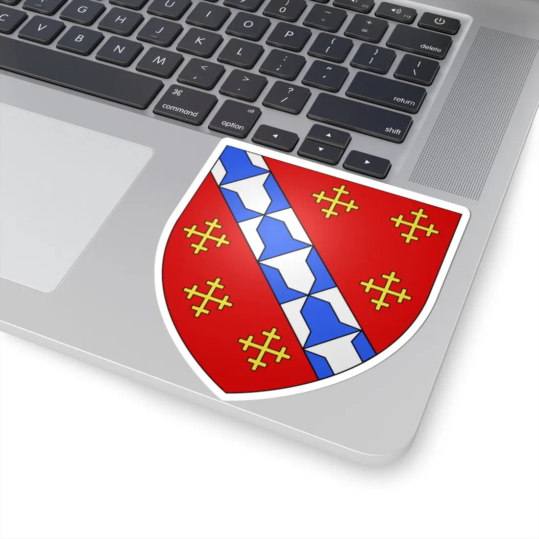 Arms of Raleigh (England) (Coat of Arms) STICKER Vinyl Kiss-Cut Decal - The Sticker Space