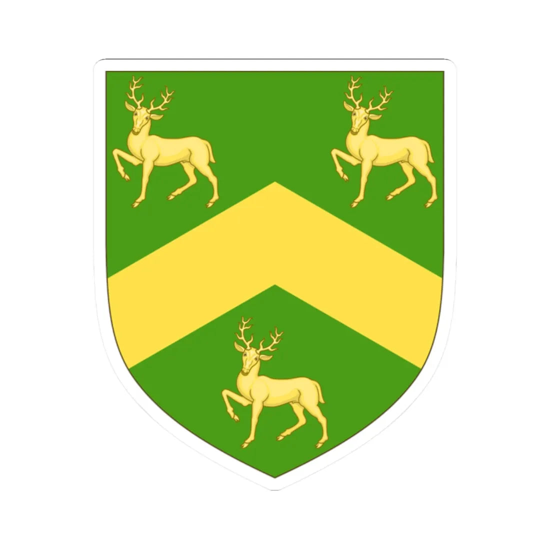 Arms of Robinson (England) (Coat of Arms) STICKER Vinyl Kiss-Cut Decal 2 Inch White - The Sticker Space